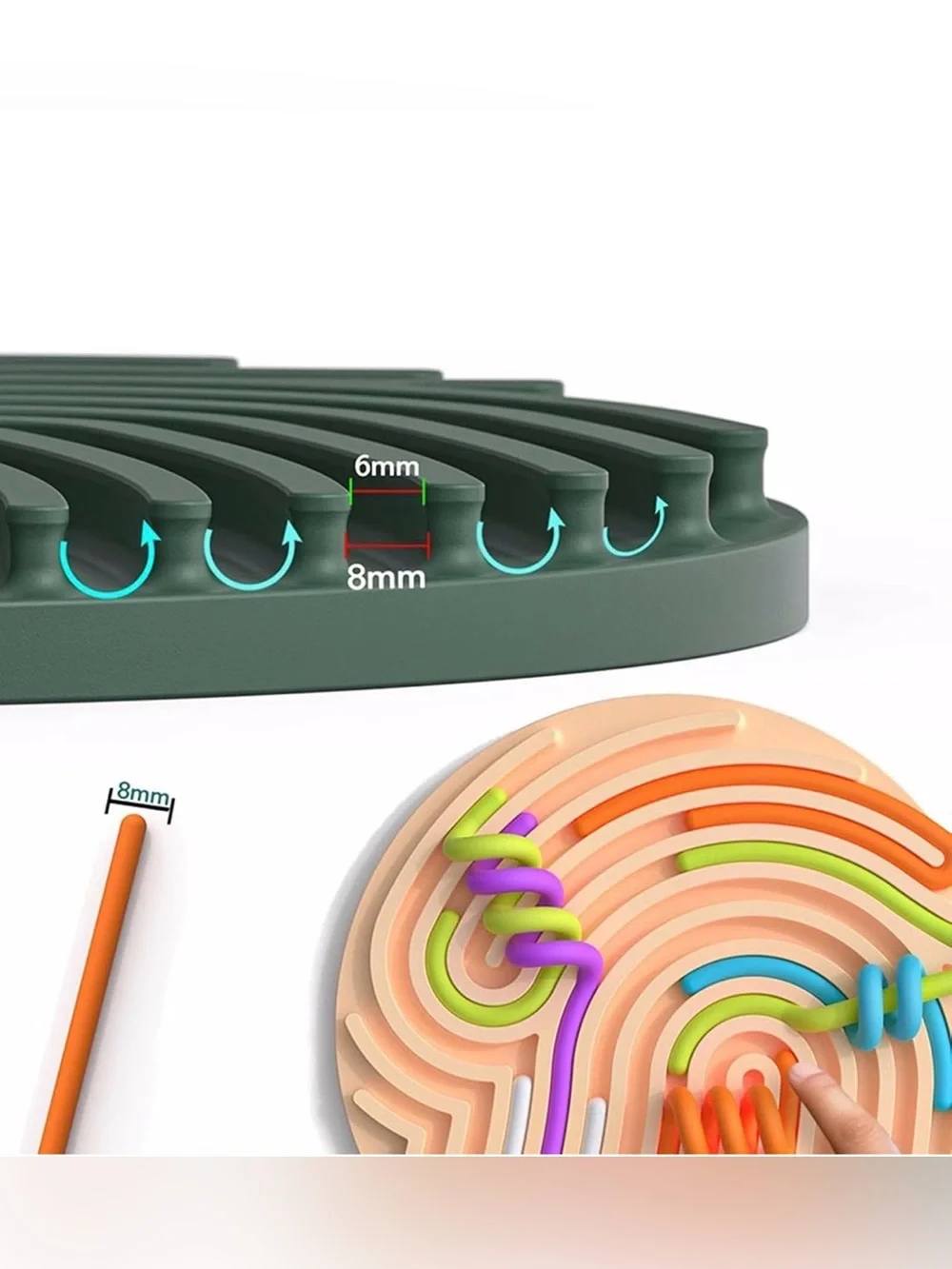 Sensory Activity Board, Kid's Sensory Integration Trainer, Calming anxiety ASD